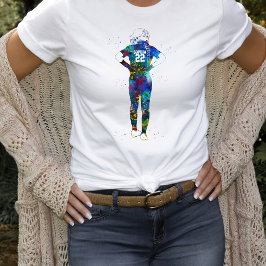Camiseta Jogadora de Softbol Feminino