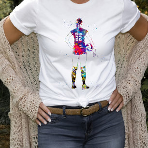 Camiseta Jogadora de Volei Feminina
