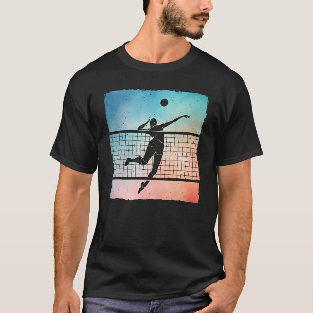 Camiseta Jogadora De Voleibol Masculino (Frente)