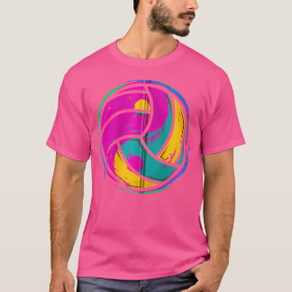 Camiseta Jogadora de Voleibol Mulher Yin Yang Volleyb