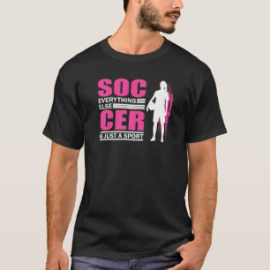 Camiseta Jogadoras de futebol Equipe Gráfica Mulheres Rapar
