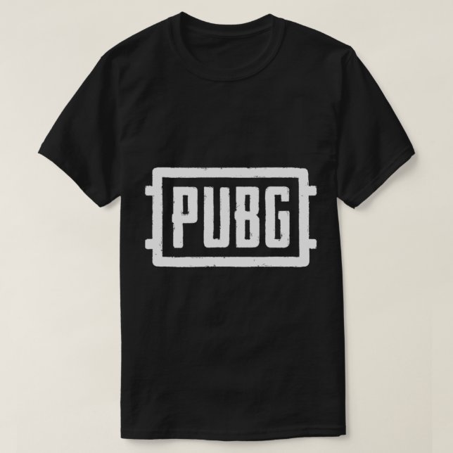 Camiseta JogadorDesconhecido&x27;s Faixas - PUBG - Branco E (Frente do Design)