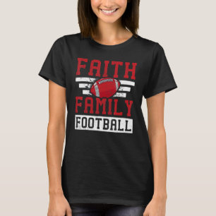 Camiseta Jogadores da Equipe de Futebol da Família Faith Jo