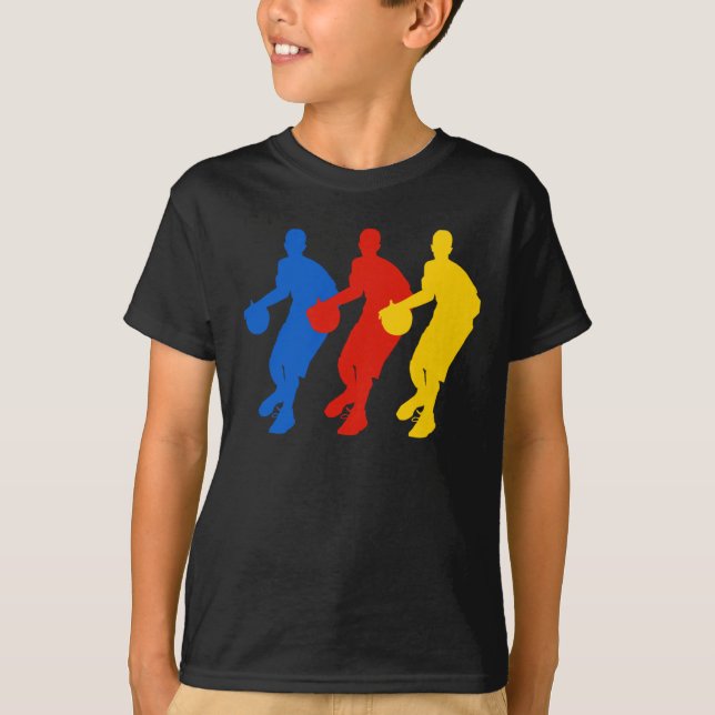 Camiseta Jogadores De Basquete (Bry For Dark Shirts) (Frente)