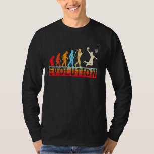 Camiseta Jogadores de basquete de Evolução Retroativa Jogad