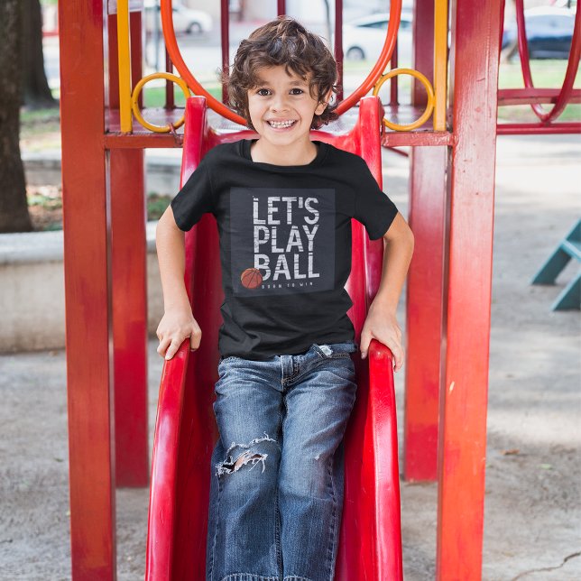 Camiseta Jogadores de basquete jogam Nascer de bola para ga (Criador carregado)
