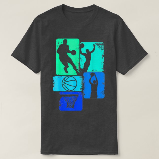 Camiseta Jogadores de basquete Meninos1 (Frente do Design)