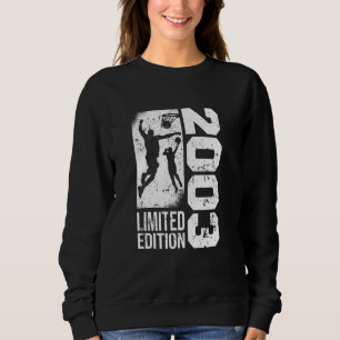 Camiseta Jogadores de basquete Vintage nascer 2003 Birthday