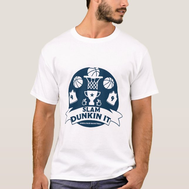 Camiseta Jogadores de basquetebol em cadeira de rodas alemã (Frente)