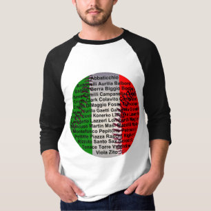 Camiseta Jogadores De Beisebol Italianos Americanos