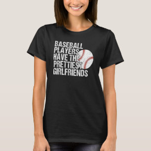 Camiseta Jogadores de beisebol têm os Namoradas mais bonito