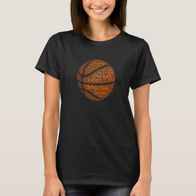 Camiseta Jogadores de bola de basquetebol Hoops Streetball  (Frente)