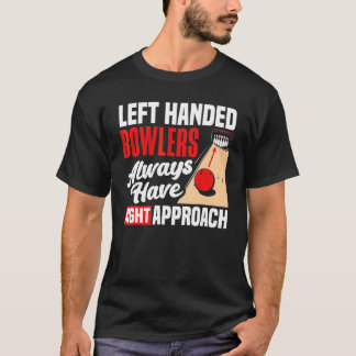 Camiseta Jogadores de Boliche Canhotos Sempre Têm Abordagem