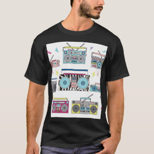 Camiseta Jogadores de Cassetes Retroativos: Arte Vintage do