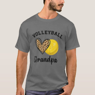 Camiseta Jogadores De Esportes De Vô De Voleibol Leopard Do