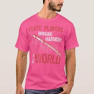 Camiseta Jogadores De Flauta Trazendo Harmonia Para A Flaut