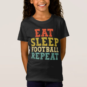 Camiseta Jogadores De Futebol Comem Repetição De Futebol No
