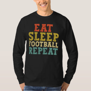 Camiseta Jogadores De Futebol Comem Repetição De Futebol No