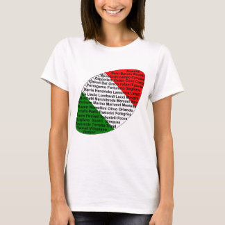 Camiseta Jogadores De Futebol Italianos Americanos