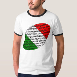 Camiseta Jogadores De Futebol Italianos Americanos