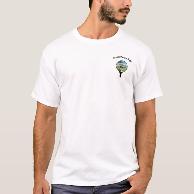 Camiseta Jogadores de golfe bonitão fotografam Golfer Okaye (Frente)