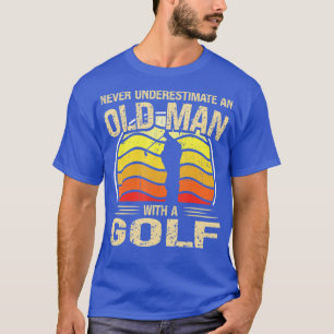Camiseta Jogadores De Golfe Mulheres Nunca Subestimam Um M