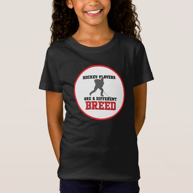 Camiseta Jogadores De Hóquei São Uma Raça Diferente (Frente)