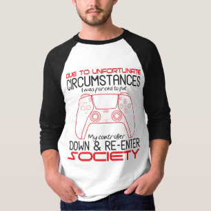 Camiseta Jogadores De Jogos Colocam Meu Controlador No Game