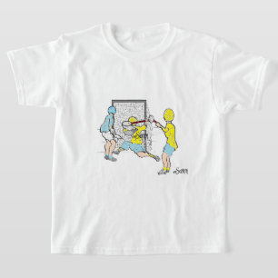 Camiseta : Jogadores de Lacrosse .