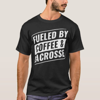 Camiseta Jogadores De Lacrosse Alimentados Por Café E Lacro