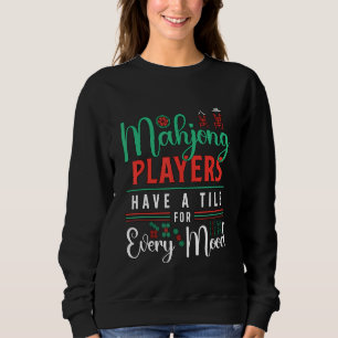 Camiseta Jogadores De Mahjong Têm Azulejo Para Cada Jogo De