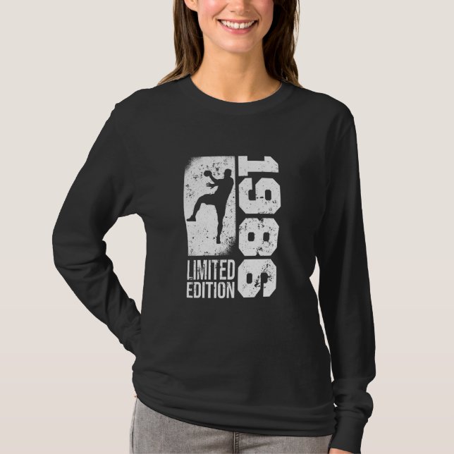 Camiseta Jogadores de mão Jogo de handebol de 1986 (Frente)