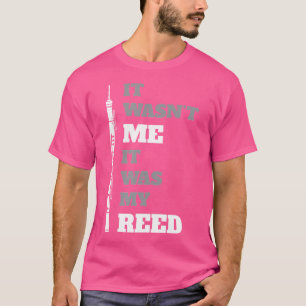 Camiseta Jogadores De Oboe Azul Moderno E Engraçado, Homens