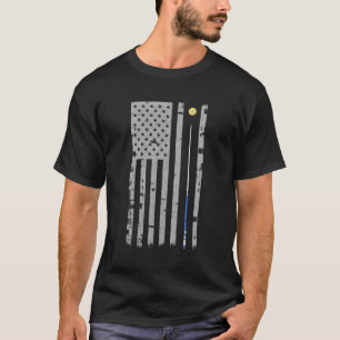 Camiseta Jogadores de Piscina do American Flag Billiard