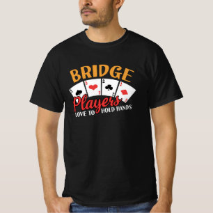 Camiseta Jogadores De Ponte Engraçados Adoram Segurar Mãos
