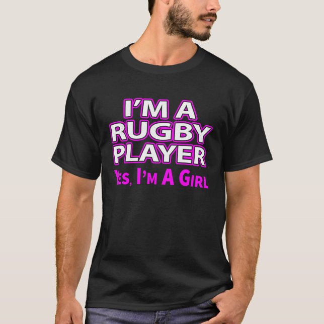 Camiseta Jogadores De Rugby Femininos (Frente)