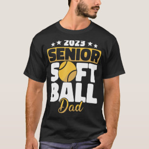Camiseta Jogadores de Softball de Pai de Mais velho Mens So