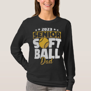 Camiseta Jogadores de Softball de Pai de Mais velho Mens So