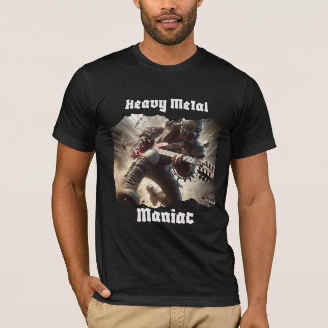 Camiseta Jogadores de Violão de Metal Moderno (Frente)