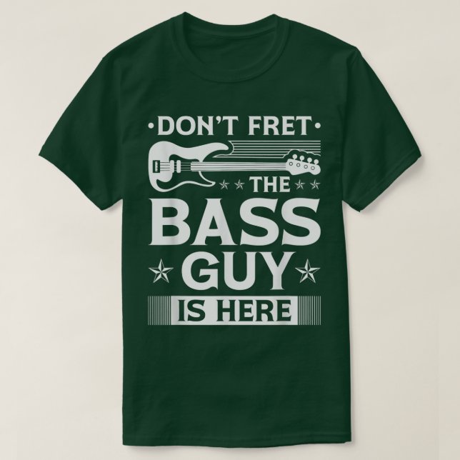 Camiseta Jogadores De Violão Elétricos De Bass Sem Forte (Frente do Design)