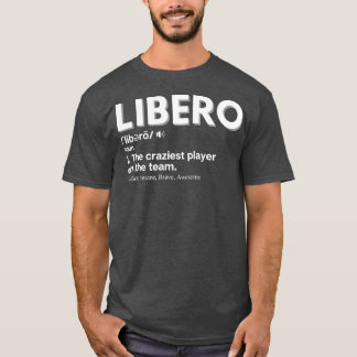 Camiseta Jogadores De Voleibol Engraçado Libero