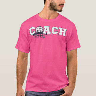 Camiseta Jogadores do esporte treinador de voleibol