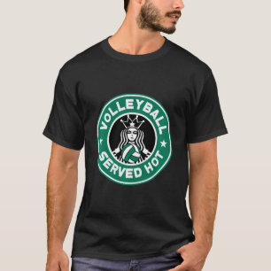 Camiseta Jogadores Engraçados De Voleibol Servidos Em Adole