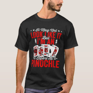 Camiseta Jogadores Especialistas de Pinochle Cassino Jogo d
