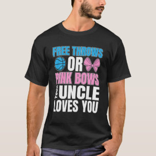 Camiseta jogadores gratuitos ou arcos cor-de-rosa Tio ama o