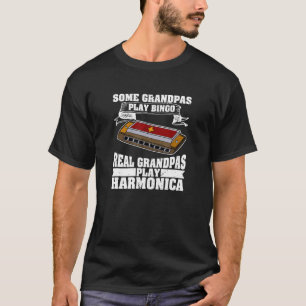 Camiseta Jogadores Musicais Do Harmonica Instrumento 15