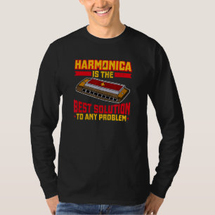 Camiseta Jogadores Musicais Do Harmonica Instrumento 17