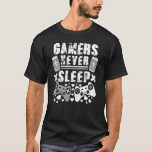 Camiseta Jogadores Nunca Dormem Vintage Heart Videos games
