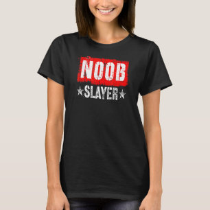 Camiseta Jogadores on-line para jogos do Noob Slayer Pro Ga