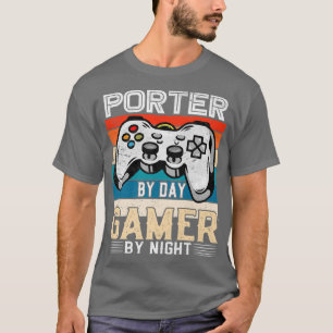 Camiseta Jogadores Porter by day por fãs de jogos noturnos 